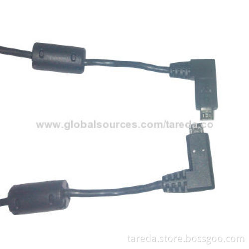Micro 5P USB Cable, L Type Molded